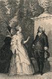 Queen Marie Antoinette and Mirabeau, C1832-Charles W Sharpe-Giclee Print