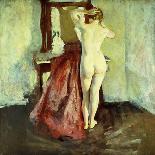 Refining Oil, C.1910 (Oil on Canvas)-Charles Webster Hawthorne-Framed Giclee Print