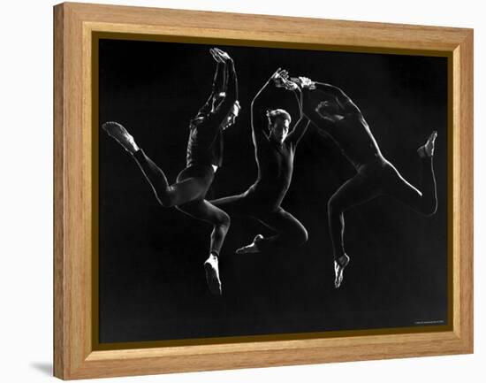 Charles Weidman, Jose Limon and Lee Sherman Dancing Centaurs at Gjon Mili's Studio-Gjon Mili-Framed Premier Image Canvas