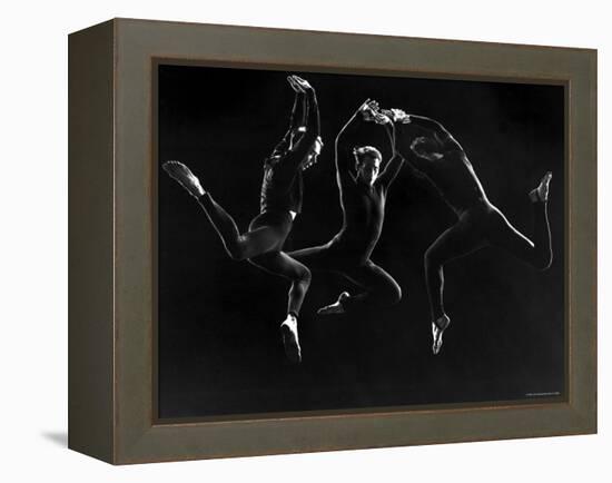 Charles Weidman, Jose Limon and Lee Sherman Dancing Centaurs at Gjon Mili's Studio-Gjon Mili-Framed Premier Image Canvas