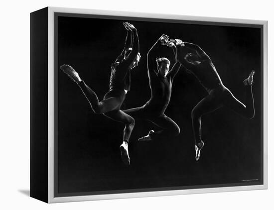 Charles Weidman, Jose Limon and Lee Sherman Dancing Centaurs at Gjon Mili's Studio-Gjon Mili-Framed Premier Image Canvas