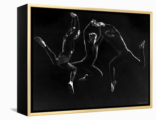 Charles Weidman, Jose Limon and Lee Sherman Dancing Centaurs at Gjon Mili's Studio-Gjon Mili-Framed Premier Image Canvas