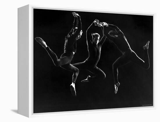 Charles Weidman, Jose Limon and Lee Sherman Dancing Centaurs at Gjon Mili's Studio-Gjon Mili-Framed Premier Image Canvas