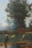 The Shepherd-Charles Wellington Furse-Mounted Giclee Print