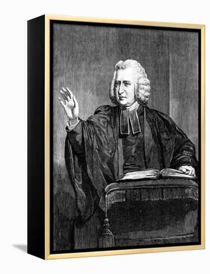 Charles Wesley, 18th Century English Preacher and Hymn Writer-William Hamilton-Framed Premier Image Canvas