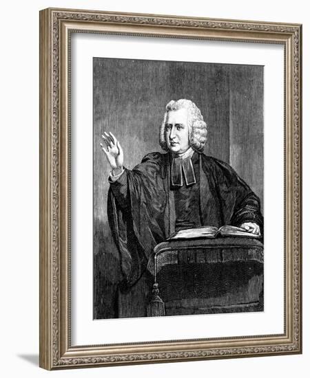 Charles Wesley, 18th Century English Preacher and Hymn Writer-William Hamilton-Framed Giclee Print