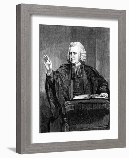 Charles Wesley, 18th Century English Preacher and Hymn Writer-William Hamilton-Framed Giclee Print