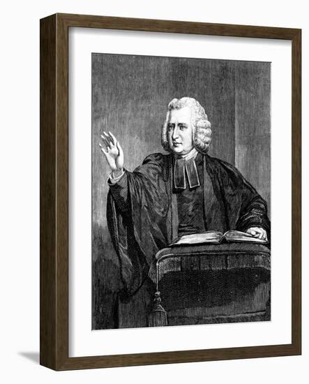 Charles Wesley, 18th Century English Preacher and Hymn Writer-William Hamilton-Framed Giclee Print