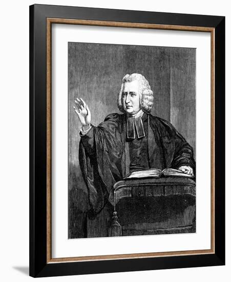 Charles Wesley, 18th Century English Preacher and Hymn Writer-William Hamilton-Framed Giclee Print