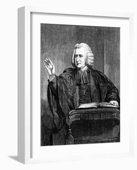 Charles Wesley, 18th Century English Preacher and Hymn Writer-William Hamilton-Framed Giclee Print