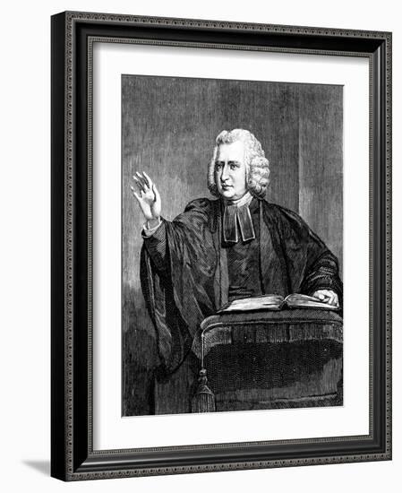 Charles Wesley, 18th Century English Preacher and Hymn Writer-William Hamilton-Framed Giclee Print