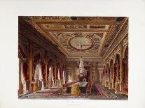 Interior View of the Egyptian Hall, Mansion House, City of London, 1820-Charles Wild-Framed Giclee Print