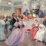 Strauss and Lanner, the Ball, 1906-Charles Wilda-Giclee Print