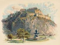 'The Castle Rock, Edinburgh', c1890-Charles Wilkinson-Giclee Print