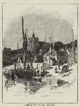 The Port of London-Charles William Wyllie-Framed Giclee Print