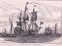 Ships of the Time of Charles II-Charles William Wyllie-Giclee Print