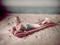 Beach Ball Girl, Woof-Charles Woof-Photographic Print