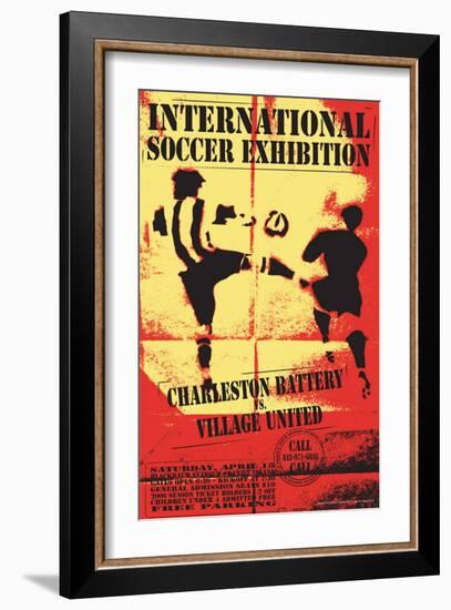 Charleston Battery vs. Village United-Christopher Rice-Framed Art Print