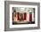 Charleston Red Door And Shutters-George Oze-Framed Photographic Print