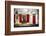 Charleston Red Door And Shutters-George Oze-Framed Photographic Print