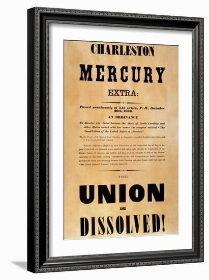 Charleston: Secession 1860-null-Framed Giclee Print