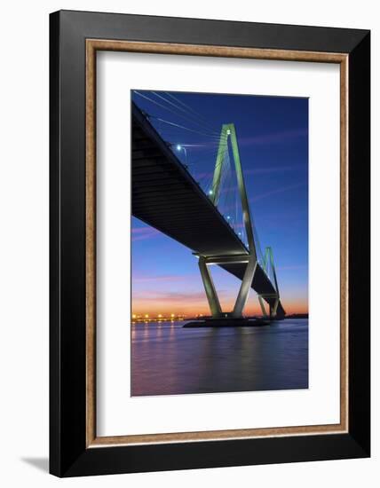 Charleston, South Carolina, Arthur Ravenel Junior Bridge, Cable-Stayed Bridge, Cooper River-John Coletti-Framed Photographic Print