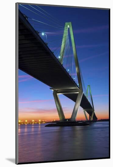 Charleston, South Carolina, Arthur Ravenel Junior Bridge, Cable-Stayed Bridge, Cooper River-John Coletti-Mounted Photographic Print