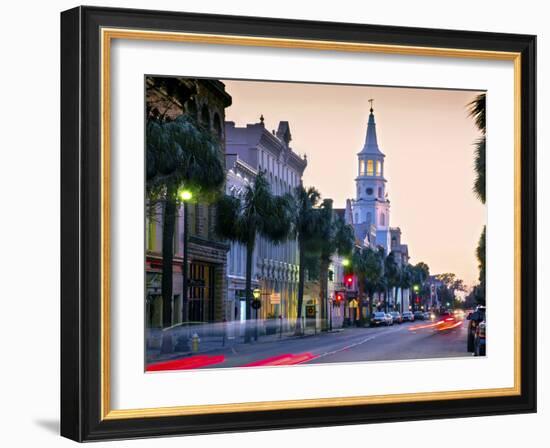 Charleston, South Carolina, Broad Street, Saint Michael's Episcopal Church, Oldest In Charleston, N-John Coletti-Framed Photographic Print