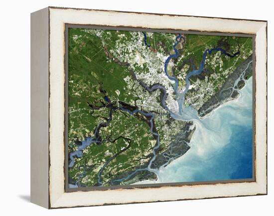 Charleston, South Carolina, USA-PLANETOBSERVER-Framed Premier Image Canvas