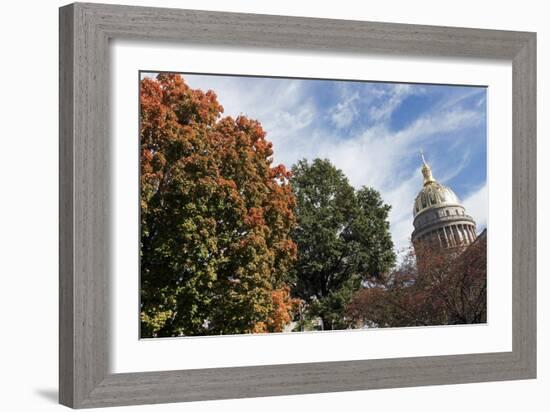 Charleston - State Capitol Building-benkrut-Framed Photographic Print