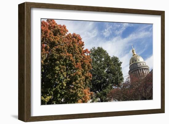 Charleston - State Capitol Building-benkrut-Framed Photographic Print