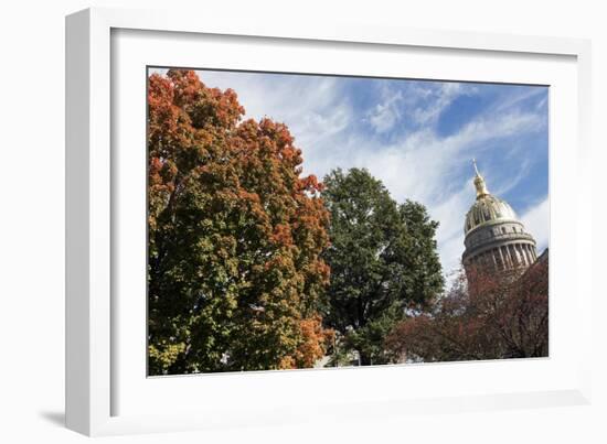 Charleston - State Capitol Building-benkrut-Framed Photographic Print