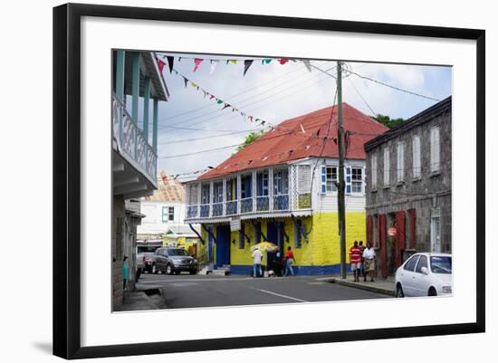 Charlestown, Nevis, St. Kitts and Nevis, Leeward Islands, West Indies, Caribbean, Central America-Robert Harding-Framed Photographic Print
