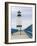 Charlevoix Lighthouse on Lake Michigan, Michigan, USA-Walter Bibikow-Framed Photographic Print