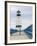 Charlevoix Lighthouse on Lake Michigan, Michigan, USA-Walter Bibikow-Framed Photographic Print