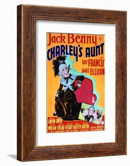 Charley's Aunt - Movie Poster Reproduction-null-Framed Photo