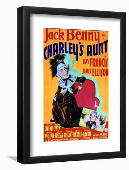 Charley's Aunt - Movie Poster Reproduction-null-Framed Photo