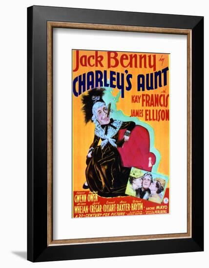 Charley's Aunt - Movie Poster Reproduction-null-Framed Photo