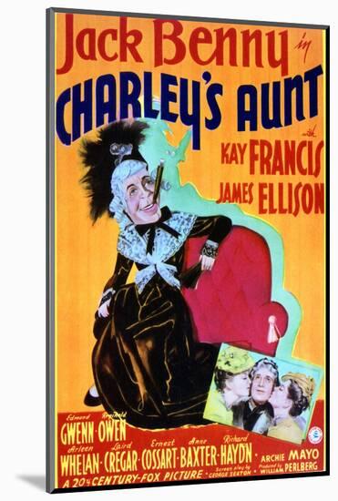 Charley's Aunt - Movie Poster Reproduction-null-Mounted Photo