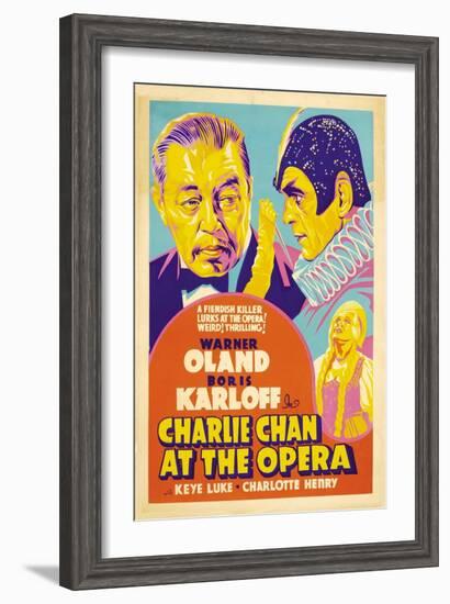 Charlie Chan at the Opera, 1936-null-Framed Art Print