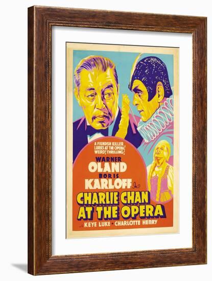 Charlie Chan at the Opera, 1936-null-Framed Art Print