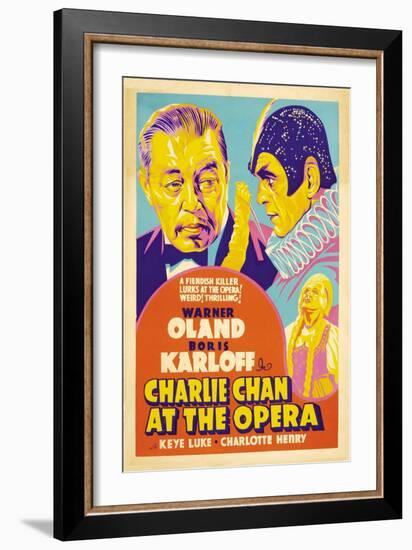 Charlie Chan at the Opera, 1936-null-Framed Art Print