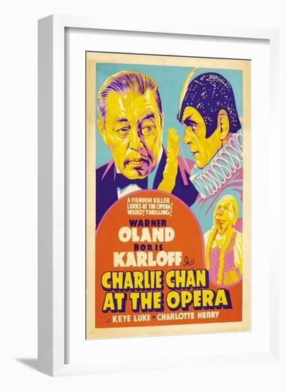 Charlie Chan at the Opera, 1936-null-Framed Art Print