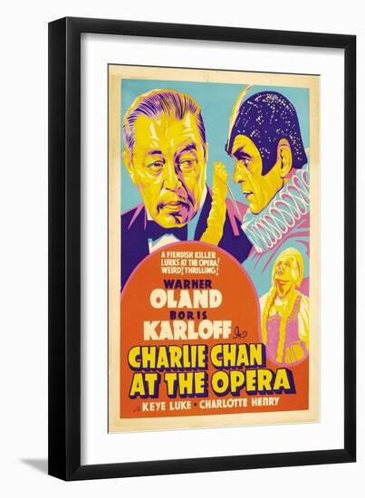 Charlie Chan at the Opera, 1936-null-Framed Premium Giclee Print