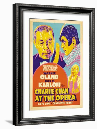 Charlie Chan at the Opera, 1936-null-Framed Premium Giclee Print