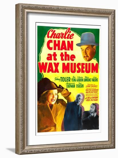 Charlie Chan at the Wax Museum, Sidney Toler, Joan Valerie, Marc Lawrence, 1940-null-Framed Premium Giclee Print