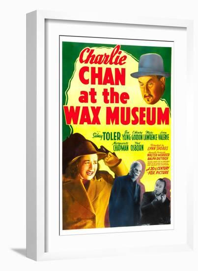 Charlie Chan at the Wax Museum, Sidney Toler, Joan Valerie, Marc Lawrence, 1940-null-Framed Premium Giclee Print