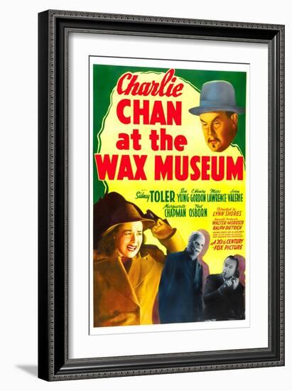 Charlie Chan at the Wax Museum, Sidney Toler, Joan Valerie, Marc Lawrence, 1940-null-Framed Premium Giclee Print