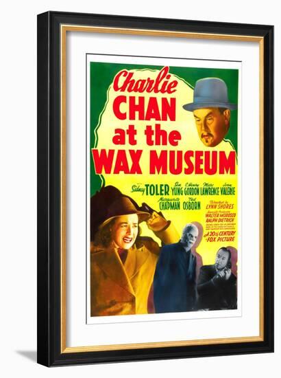 Charlie Chan at the Wax Museum, Sidney Toler, Joan Valerie, Marc Lawrence, 1940-null-Framed Premium Giclee Print