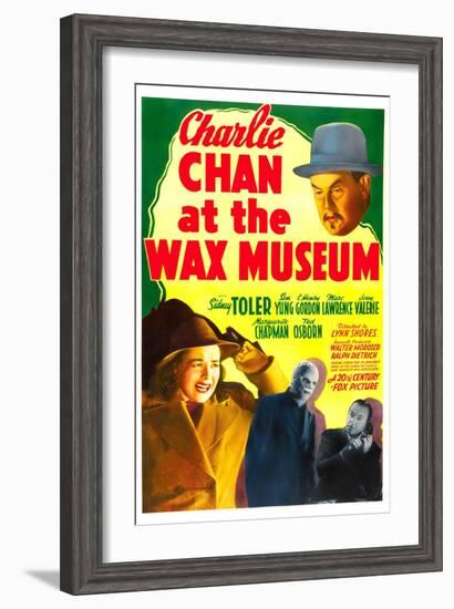 Charlie Chan at the Wax Museum, Sidney Toler, Joan Valerie, Marc Lawrence, 1940-null-Framed Art Print